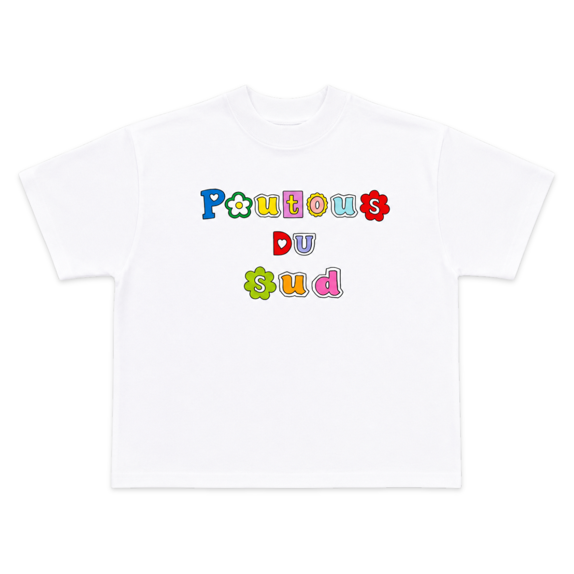 T-SHIRT POUTOUS DU SUD WHITE