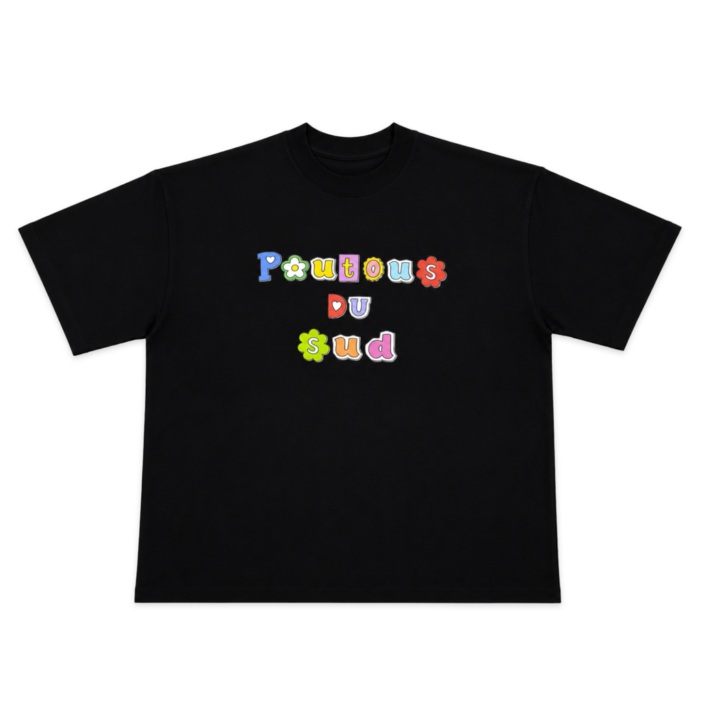 T-SHIRT POUTOUS DU SUD BLACK