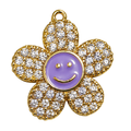 LA PAMPILLE FLEUR SMILEY VIOLINE
