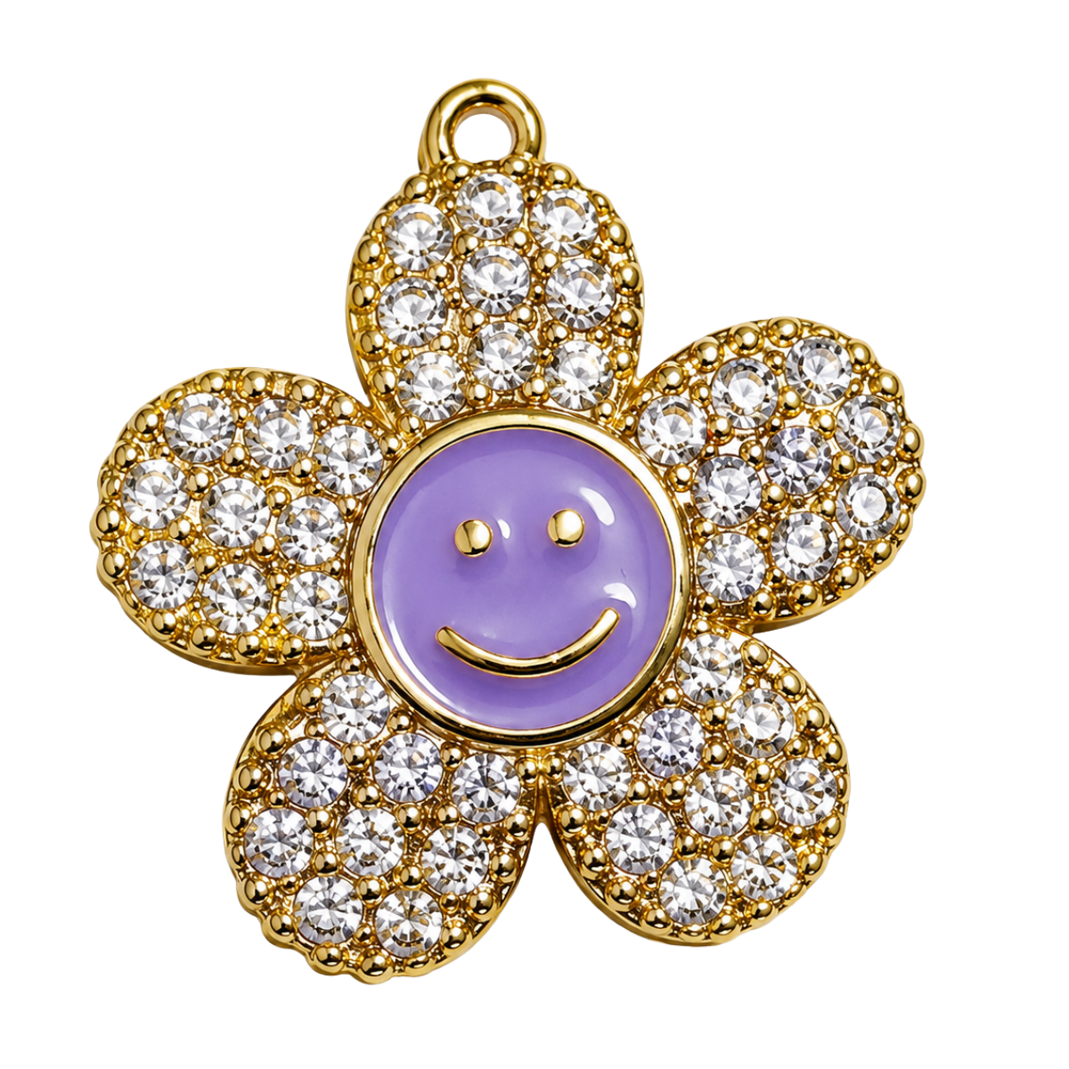 LA PAMPILLE FLEUR SMILEY VIOLINE
