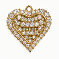 LA PAMPILLE COEUR STRASS
