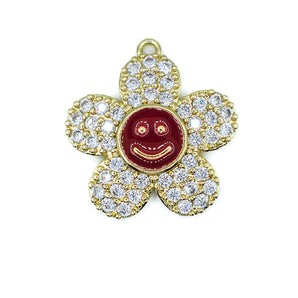LA PAMPILLE SMILEY ROUGE