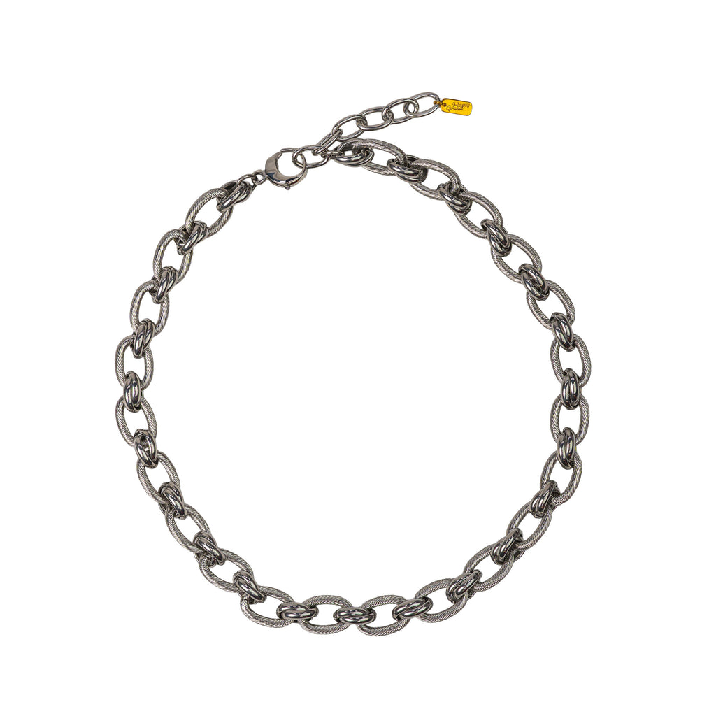 LA CHAINE DÉGAINE ARGENTÉE