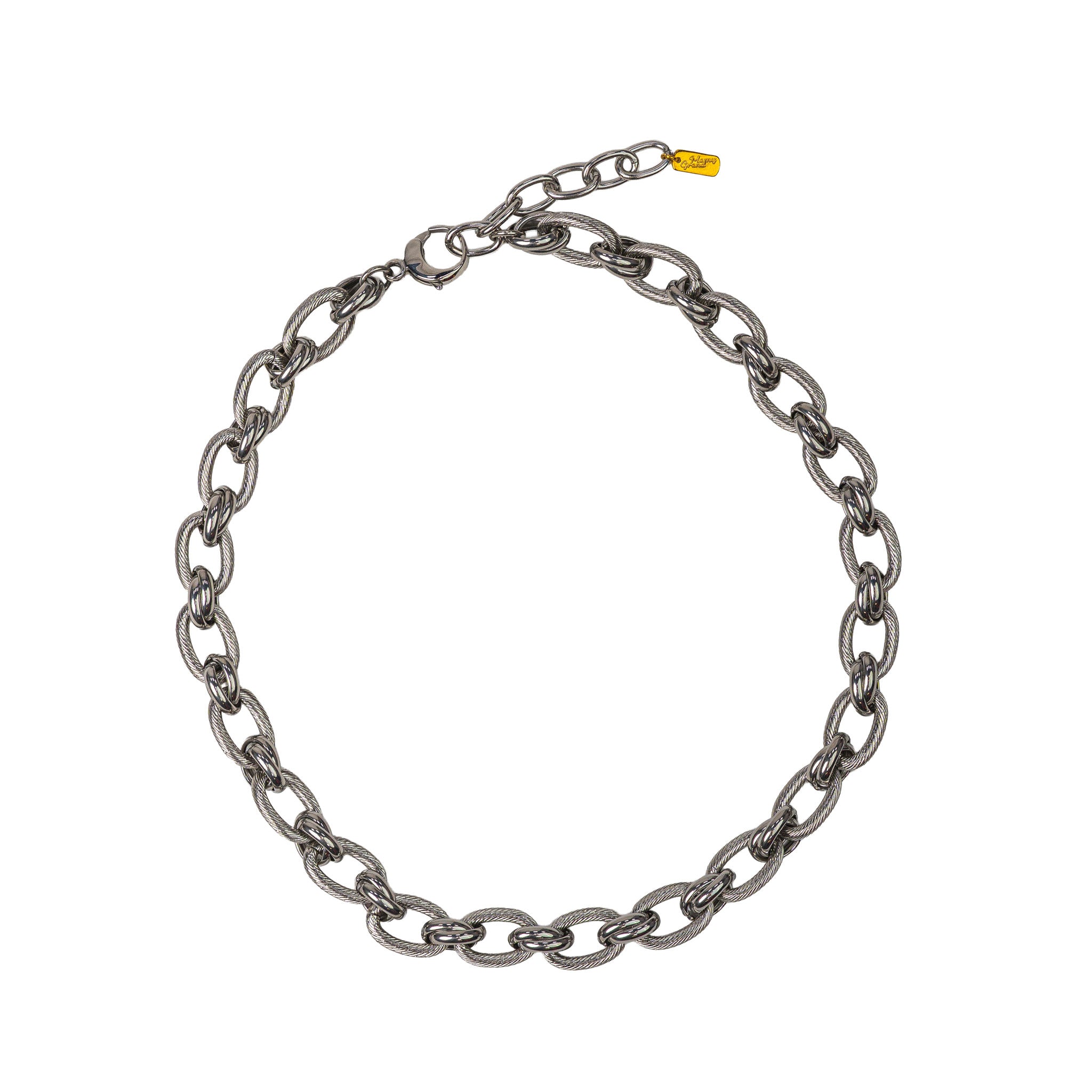 LA CHAINE DÉGAINE ARGENTÉE