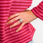 BAGUE DÉGAINE ARGENTÉE