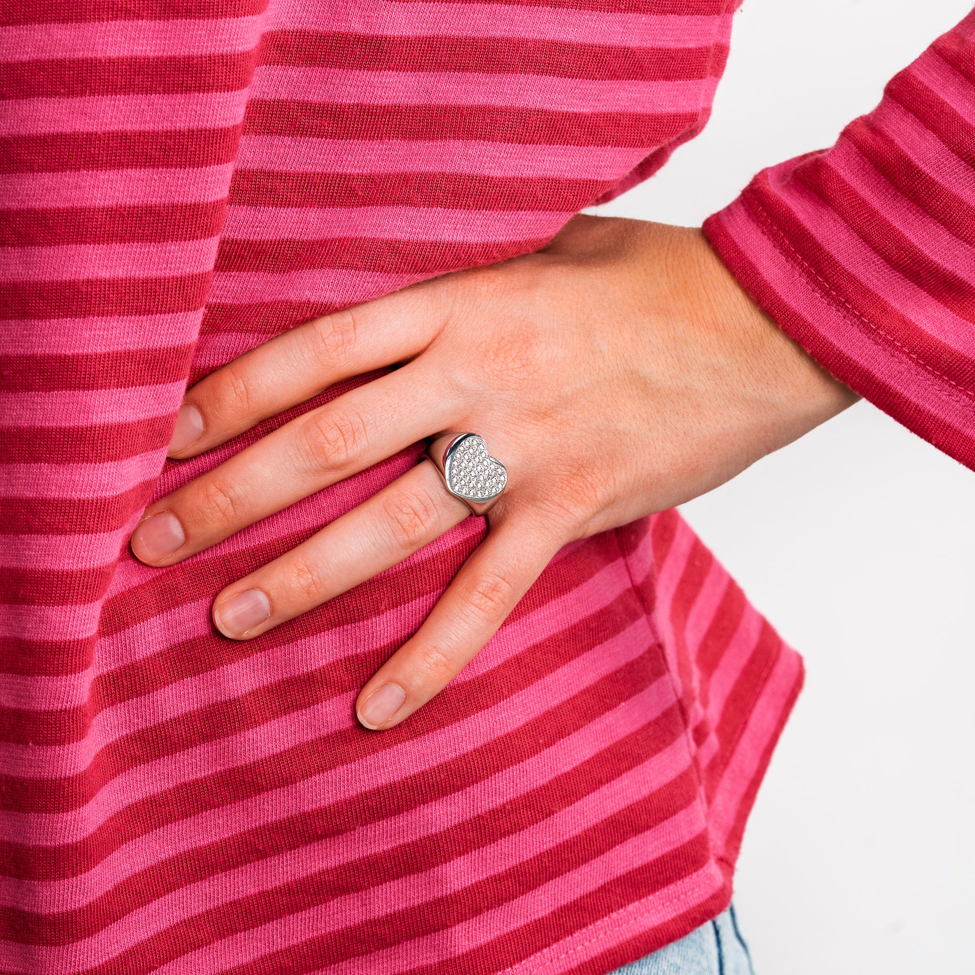 BAGUE DÉGAINE ARGENTÉE