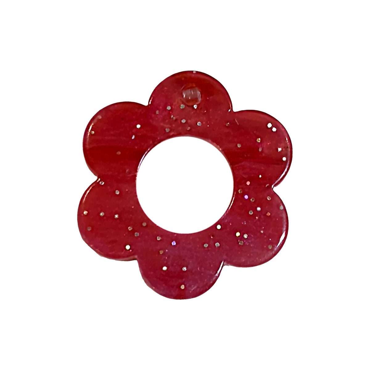 Pampille fleur rouge