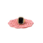 BAGUE STRASS NOIR