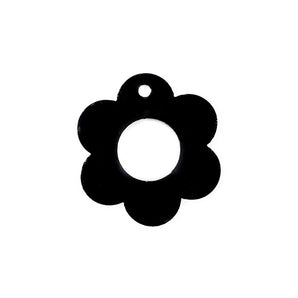 Pampille fleur noire
