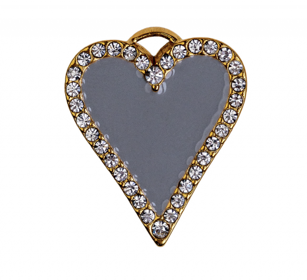 La Pampille Coeur Gris