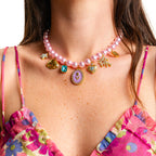 Collier PERLES ROSY